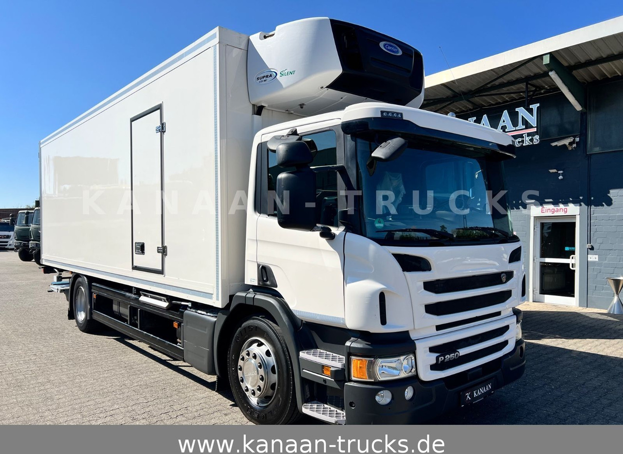 Scania P250 Kühlkoffer Carrier Supra1150 Silent  LBW E6 - Refrijeratör kamyon: fotoğraf 1 Scania P250 Kühlkoffer Carrier Supra1150 Silent  LBW E6 - Refrijeratör kamyon: fotoğraf 1
