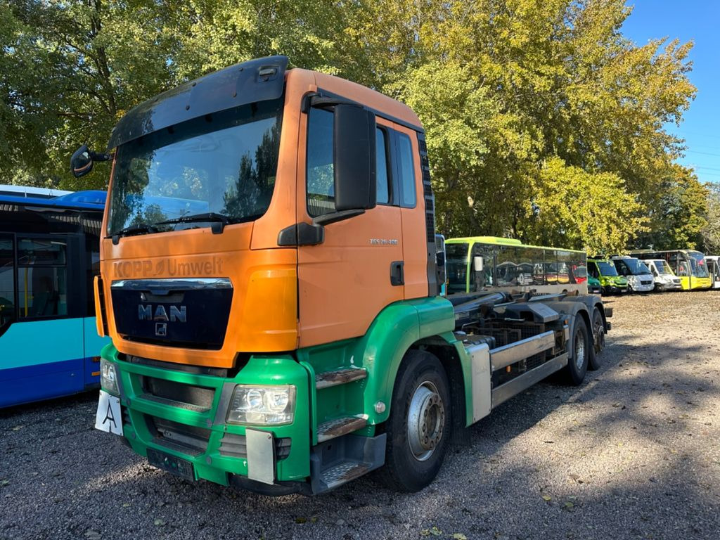 MAN TGS 26.400 6X2-2 BL Meille RK 20.70 Absetzkipper - Hidrolift kamyon: fotoğraf 1 MAN TGS 26.400 6X2-2 BL Meille RK 20.70 Absetzkipper - Hidrolift kamyon: fotoğraf 1
