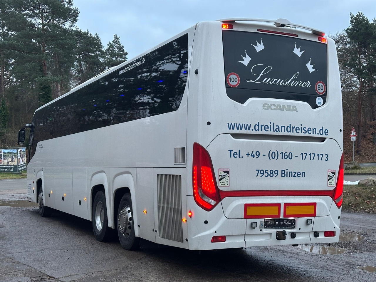 Scania Touring HD Higer 6X2 (86 tKm*59 Sitze) - Turistik otobüs: fotoğraf 2 Scania Touring HD Higer 6X2 (86 tKm*59 Sitze) - Turistik otobüs: fotoğraf 2